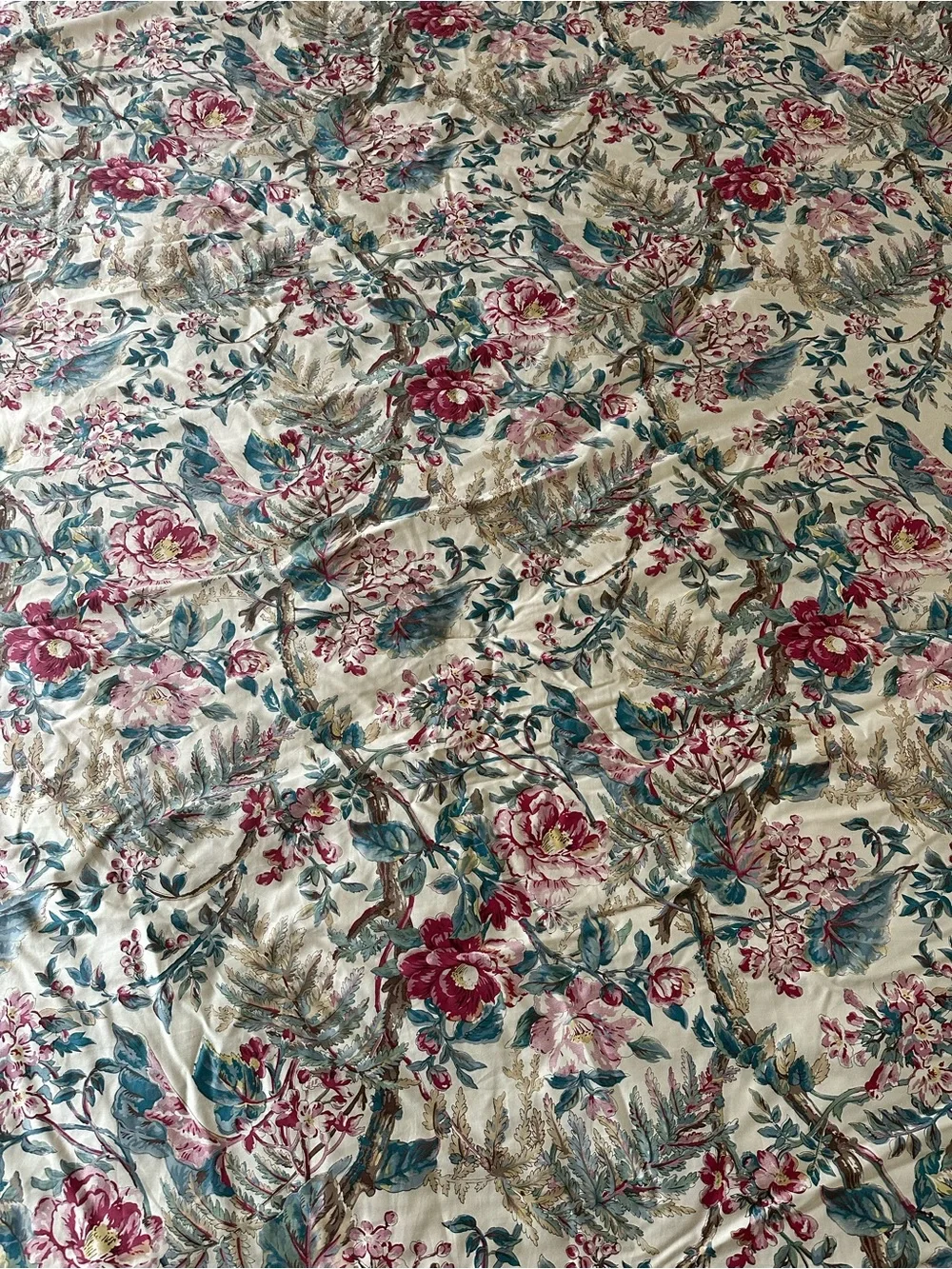 RARE Vintage Ralph Lauren Tangier Floral Comforter Set Pillow Shams Bed Skirt